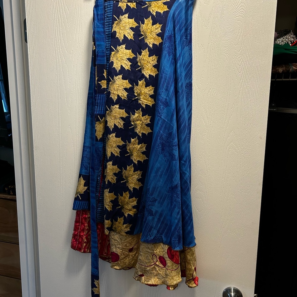 Sari wrap skirt - Picture 2 of 5